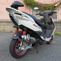KYMCO レーシング125 Fi ホワイト　動画あり　大阪の画像