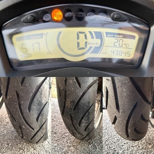 ヤマハ　トリシティ125 ABS SE82J 紺色　動画あり　大阪