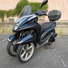 ヤマハ　トリシティ125 ABS SE82J 紺色　動画あり　大阪の画像