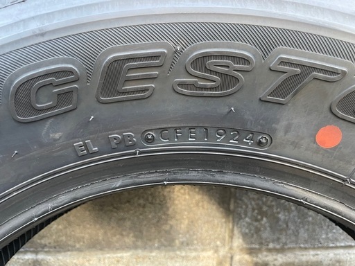 新車外し ブリヂストン デューラーH/L 175/80R16 4本 24年製 令和6年9月納車 ジムニー 