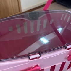 【中古美品】リッチェル ピコ ドッグキャリー ピンクの画像