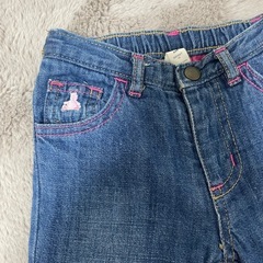 70cm　baby GAP 裏地付きデニムパンツ の画像