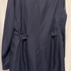 ✨美品✨THE SUIT COMPANY ライナー付きハーフコート Lサイズ ネイビー ビジネスの画像