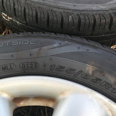 14インチ！ラパン純正 155/65R14  ４本セットの画像