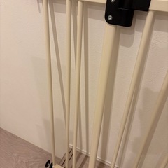 ベビーゲート　拡張パネル付き　アイボリーの画像
