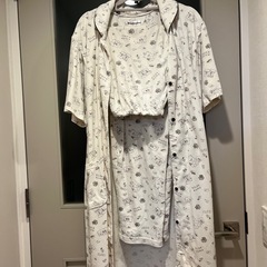 マタニティパジャマ　リラックマ　前開き　ナイトウェア　マタニティウェア　パジャマの画像