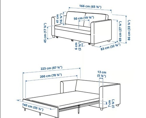 【美品】PÄRUP ペルプソファベッド