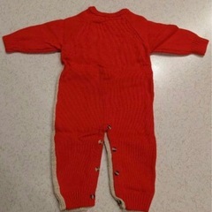 クリスマス　サンタ　トナカイサイズ90の画像