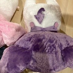 デカぬいぐるみ　マイメロ　クロミの画像