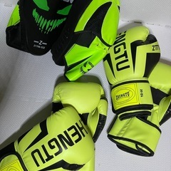 (決定)ボクシングミット&グローブの画像