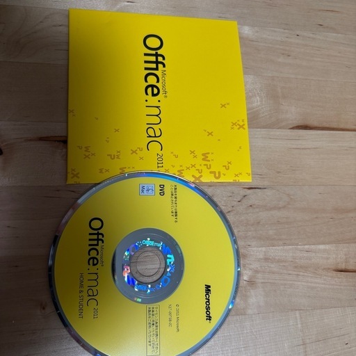 正規品　Microsoft Office 2011 Mac版　&student