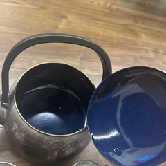 焚き火やキャンプに！やかんとマグカップセット！！の画像
