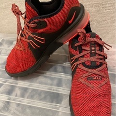 商品名 AIR MAX 赤 スニーカー NIKE 美品 25.5㎝の画像