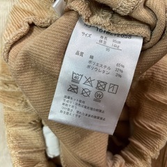 コーデュロイパンツ　レギンス　2本セットの画像