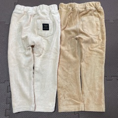 コーデュロイパンツ　レギンス　2本セットの画像