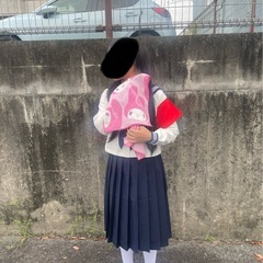 高校生　女子　汗拭きタオルの画像