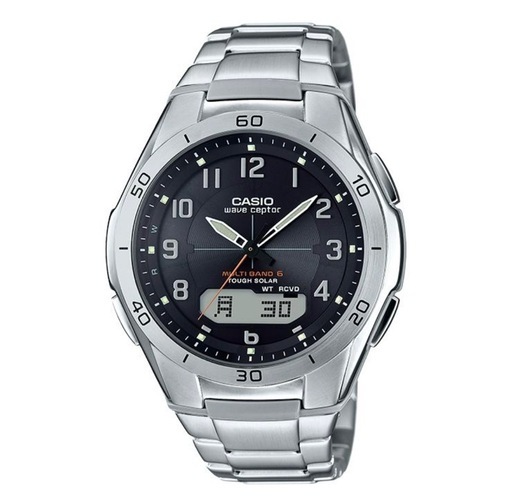 【新品】SALE　カシオ(CASIO)ソーラー電波時計　メンズ