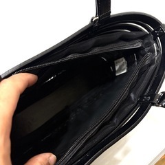 新品　婦人用黒色トートバッグの画像