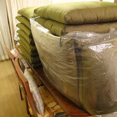 高級座布団　20枚　四隅房飾り　グリーンの画像