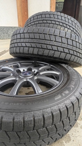 【スタッドレスタイヤ＋ホイール4本セット】195/65R15