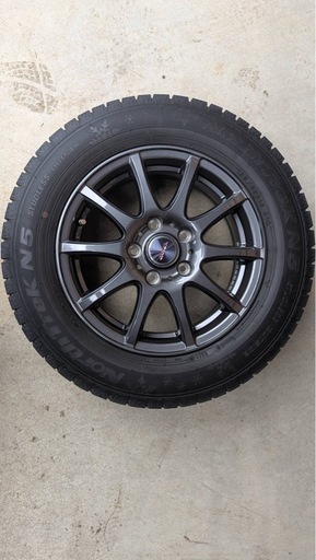 【スタッドレスタイヤ＋ホイール4本セット】195/65R15