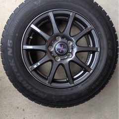 【スタッドレスタイヤ＋ホイール4本セット】195/65R15の画像