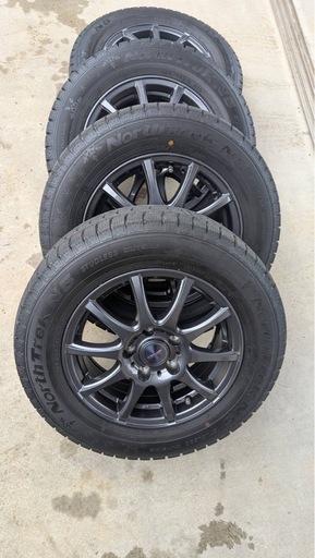 【スタッドレスタイヤ＋ホイール4本セット】195/65R15