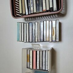 ラジカセ&カセットテープの画像