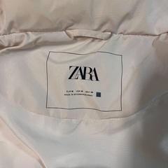 ZARA ダウン　コート　Mサイズ　ホワイト　ザラの画像
