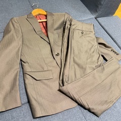  メンズビギ ストライプ ビジネススーツ Mサイズの画像