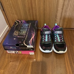 SKECHERS S Lights スニーカー 23.0 光るデザインの画像