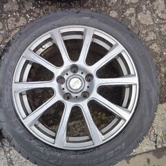 アルミホイール17インチ 17×7J 冬タイヤ 215/50R17 19年製 スタッドレス FIRELLIの画像