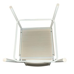 【ジ1023-16】 中古美品‼️さわやかな背もたれ付きチェア 2脚セットの画像