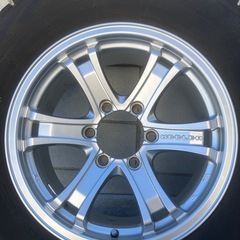プラド150 weds KEELER　265/65R17スタッドレスタイヤ&アルミホイールsetの画像