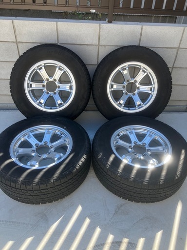 配達可能　プラド150 weds KEELER　265/65R17スタッドレスタイヤ&アルミホイールset