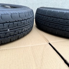 軽バン向け！ダンロップ4本セット＋予備タイヤ3本 合計7本の画像