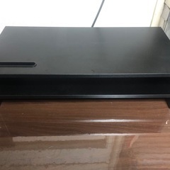 140cm ワークデスクとモニター台の画像
