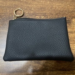 Tonriga ポケットティッシュケース ブラック（防水PU・2WAY）の画像