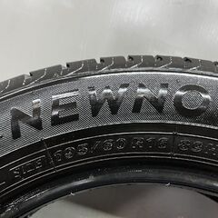 BS BRIDGESTON NEWNO 195/60R16 16インチ 夏タイヤ 1本 23年製 バリ溝 セレナ ノートe-POWER ウィッシュ ラフェスタ等　(STM037)の画像