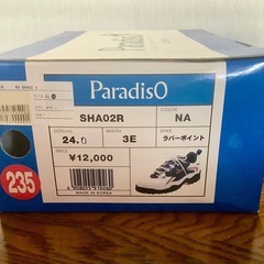 ParadisO パラディソ　ノンスパイク　ゴルフシューズ　24㎝の画像