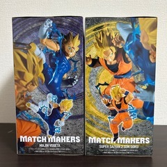 【最安セット】 MATCH MAKERS 超サイヤ人2 孫悟空 & 魔人ベジータ フィギュアセットの画像