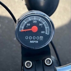 アンティーク　ハーレー風自転車の画像