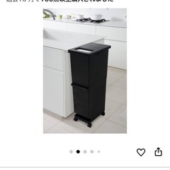 新輝合成　ゴミ箱　2段　分別の画像