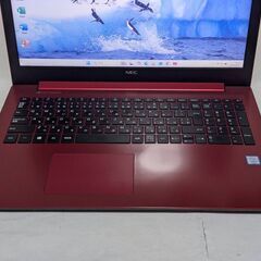 🍁NEC🌟Lavie🌟NS300MAR🌟美品赤🌟SSD🌟WIN11🌟Office2021の画像