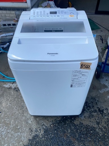 NO B582?福岡市内配送設置無料✨?2019年式 8.0kg パナソニック 洗濯機 NA-F8AE6