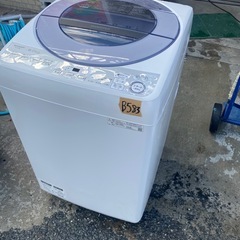 NO B583🌈福岡市内配送設置無料✨🌈ES-GV8D-S 全自動洗濯機 シルバー系 [洗濯8.0kg /乾燥機能無 /上開き]  2019年の画像