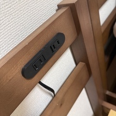 ニトリ　シングルベッド+マットレスの画像