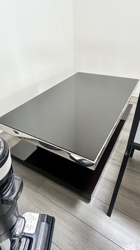 ガラス　ろーてーぶるローテーブル