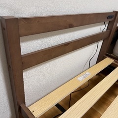 ニトリ　シングルベッド+マットレスの画像