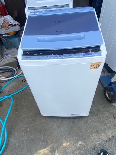 NO B585?福岡市内配送設置無料✨?日立 HITACHI ビートウォッシュ 全自動洗濯機 （7kg） ブルー BW-V70C A 